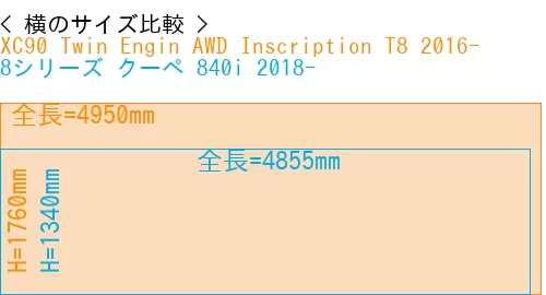#XC90 Twin Engin AWD Inscription T8 2016- + 8シリーズ クーペ 840i 2018-